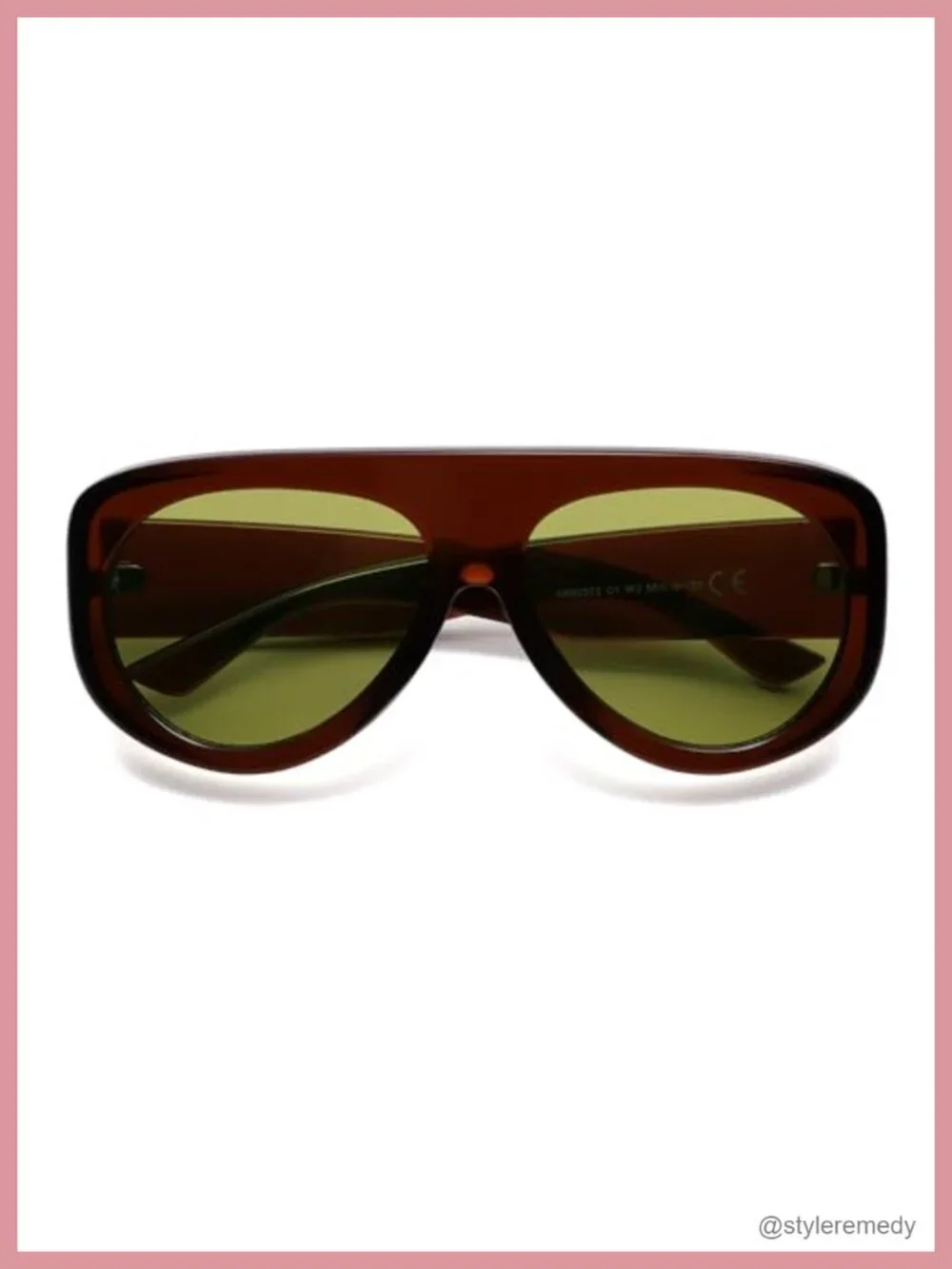 Vintage 90s Rectangle Wrap Sunglasses UV Protection